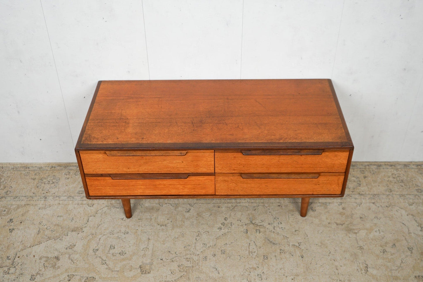 Vintage Teak Chest of Drawers Retro Danish 60s Mid Century