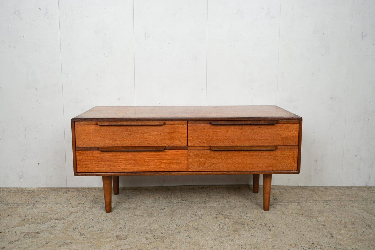 Vintage Teak Chest of Drawers Retro Danish 60s Mid Century