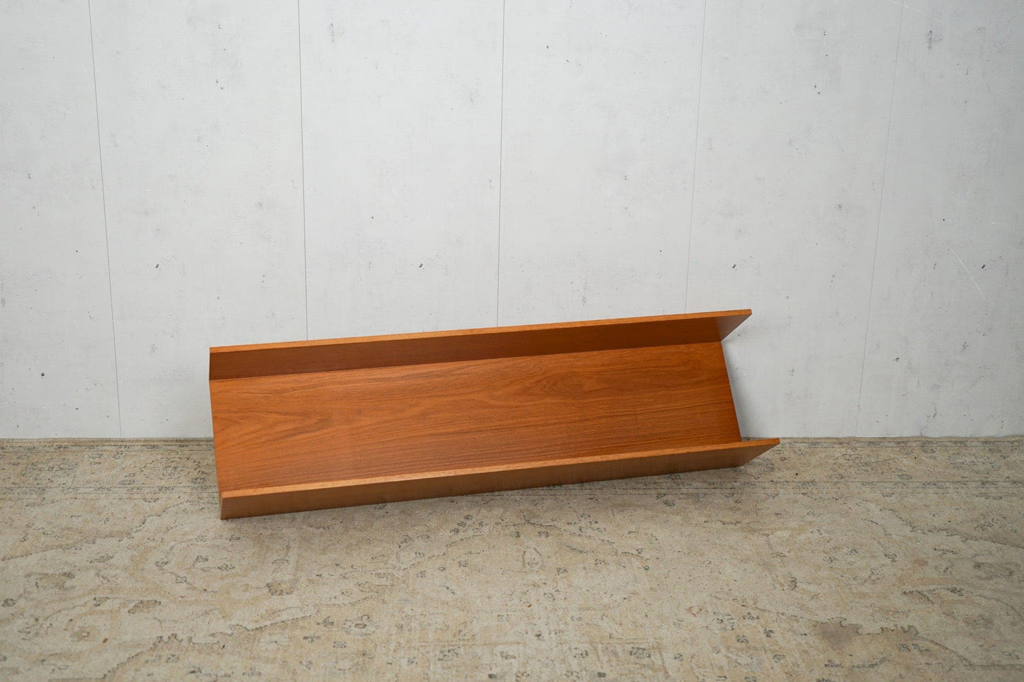 Vintage Teak Shelf Bookcase Hanging Shelf 60s Mid Century