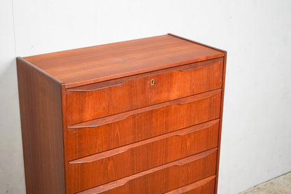 Vintage Teak Chest of Drawers Tallboy Retro Danish 60s Mid Century