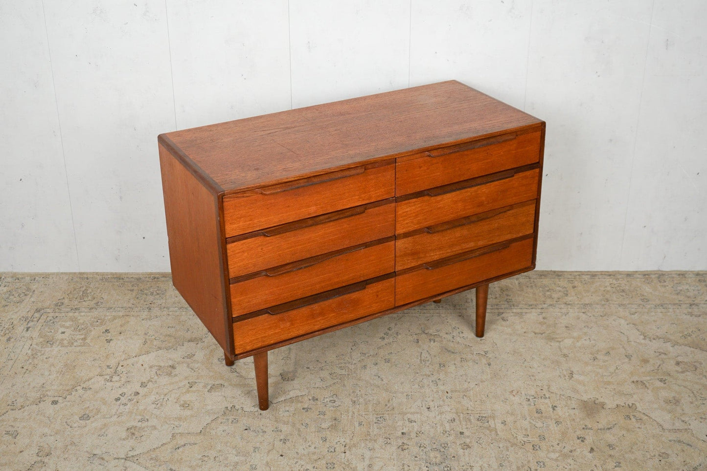 Vintage Teak Chest of Drawers Retro Danish 60s Mid Century