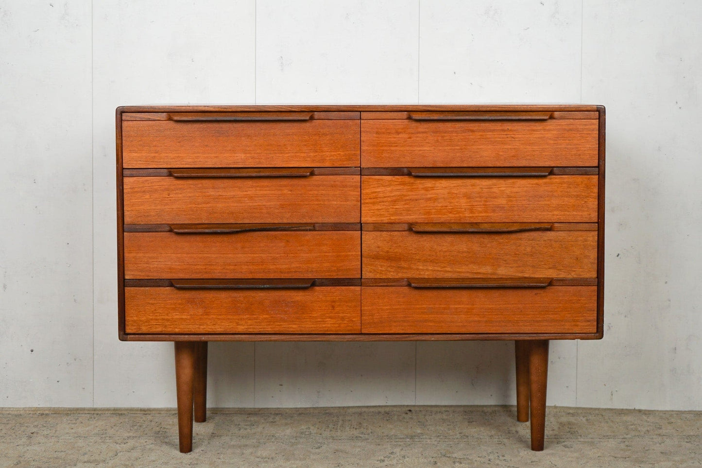 Vintage Teak Chest of Drawers Retro Danish 60s Mid Century