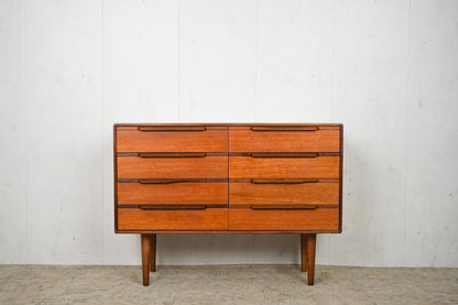 Vintage Teak Chest of Drawers Retro Danish 60s Mid Century