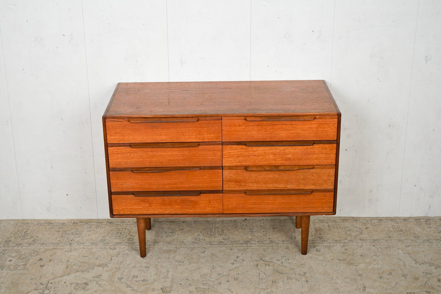 Vintage Teak Chest of Drawers Retro Danish 60s Mid Century