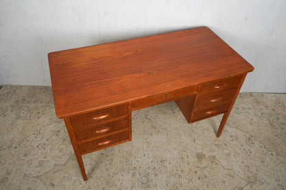 Vintage Teak Desk Table Danish 60s Mid Century