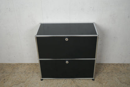 USM Haller Vintage Sideboard Graphite Black