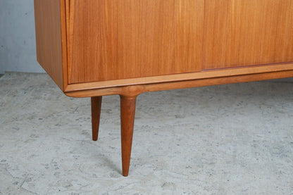 Teak Highboard Omann Jun Model 19 Danish Mid Century Vintage