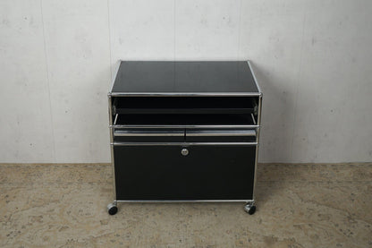 USM Haller desserte vintage graphite noir