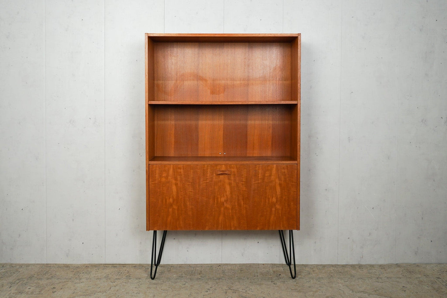 Vintage Teak Shelf Bookcase 60s Mid Century Retro Danish