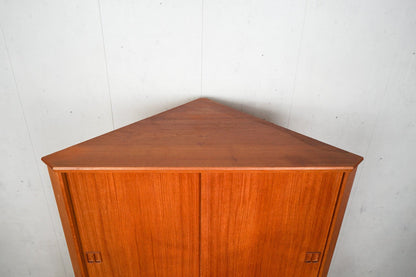 Vintage Teak Corner Cabinet 60s Mid Century Retro Danish