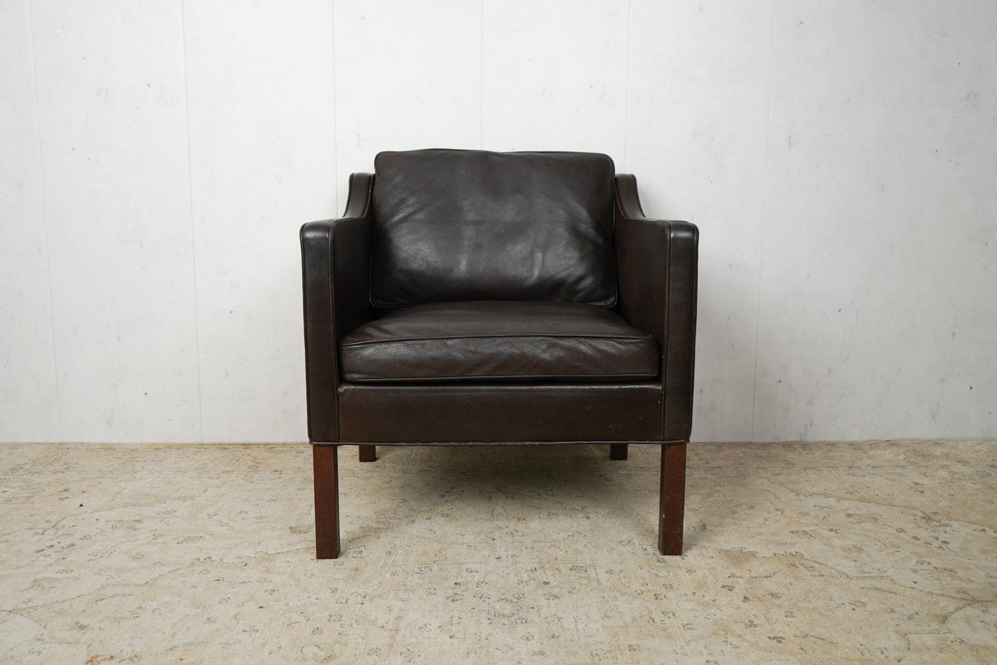 Set of 2 Børge Mogensen Vintage Sofa Couch Leather Sofa 60s