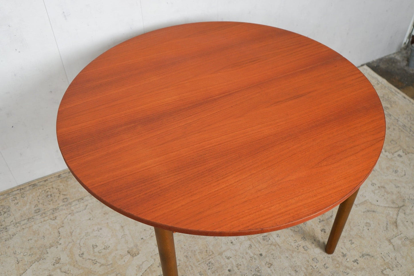 Vintage Teak Dining Table Danish 60s Mid Century