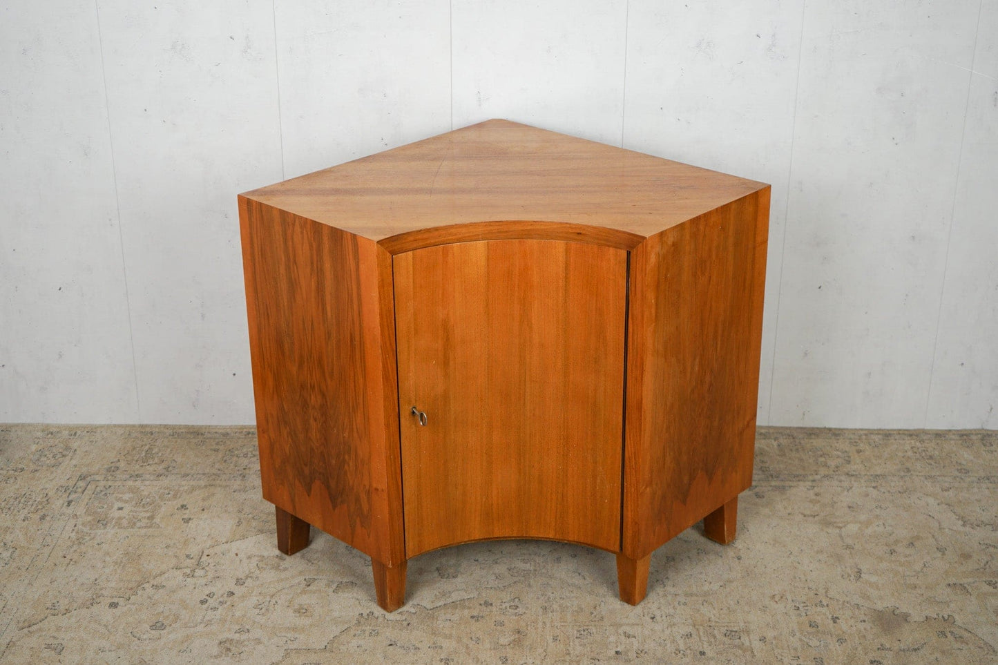 Vintage Teak Cabinet Chest of Drawers Corner Cabinet 60s Mid Century