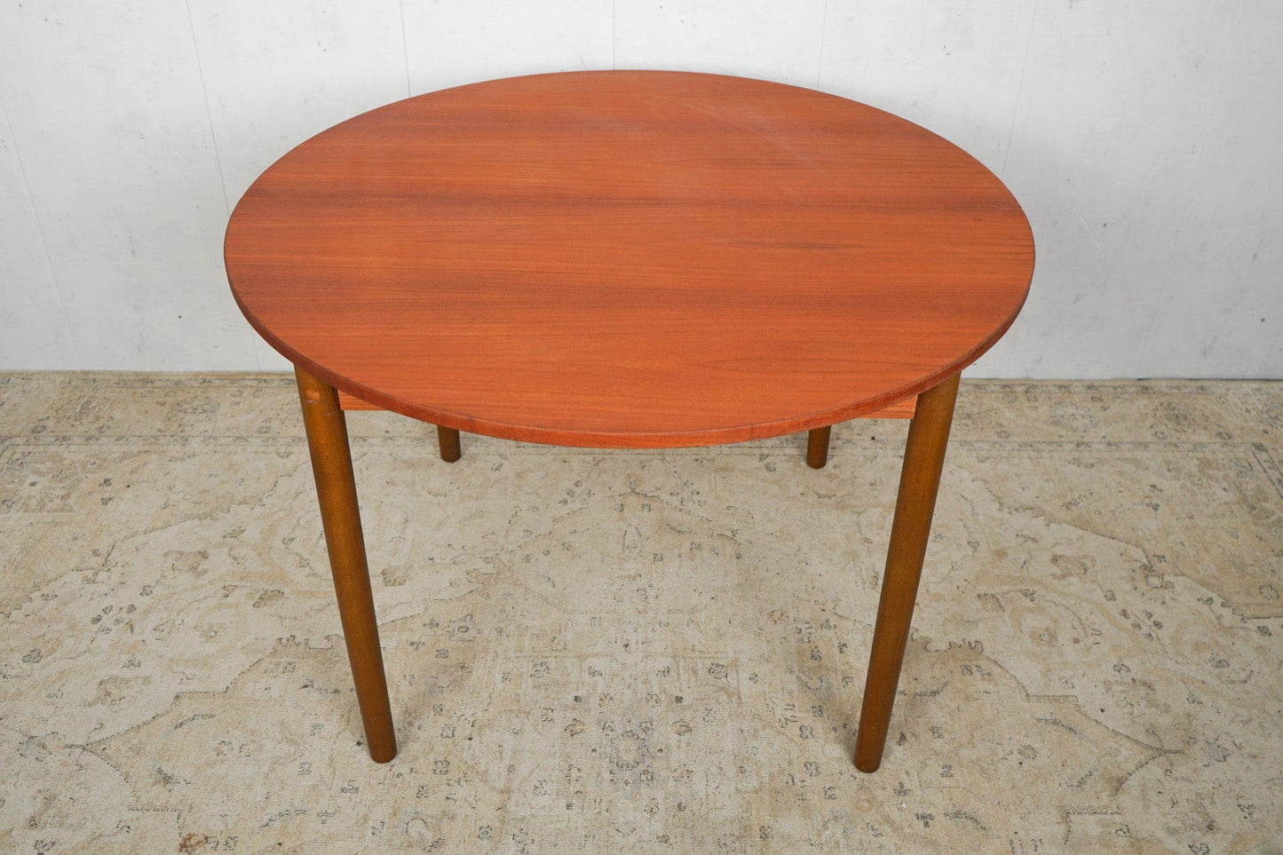 Vintage Teak Dining Table Danish 60s Mid Century