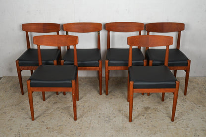 Set of 6 Model 343 dining chairs by Knud Færch for Slagelse Furniture, 1960s