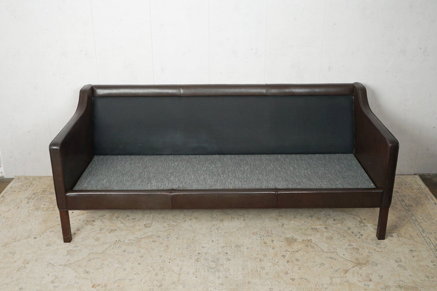 Set of 2 Børge Mogensen Vintage Sofa Couch Leather Sofa 60s