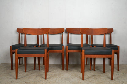 Set of 6 Model 343 dining chairs by Knud Færch for Slagelse Furniture, 1960s