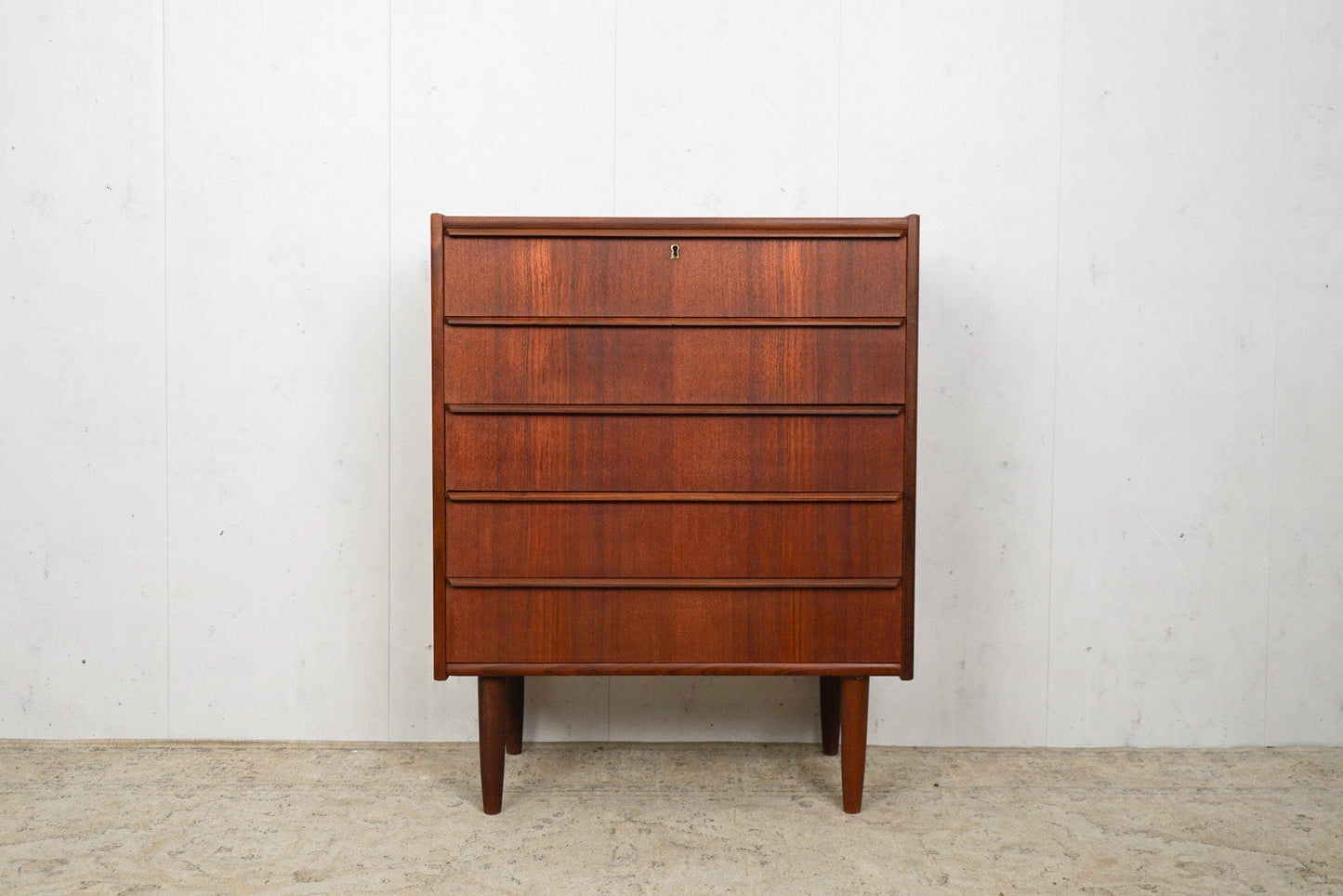 Vintage Teak Chest of Drawers Retro Danish 60s Mid Century