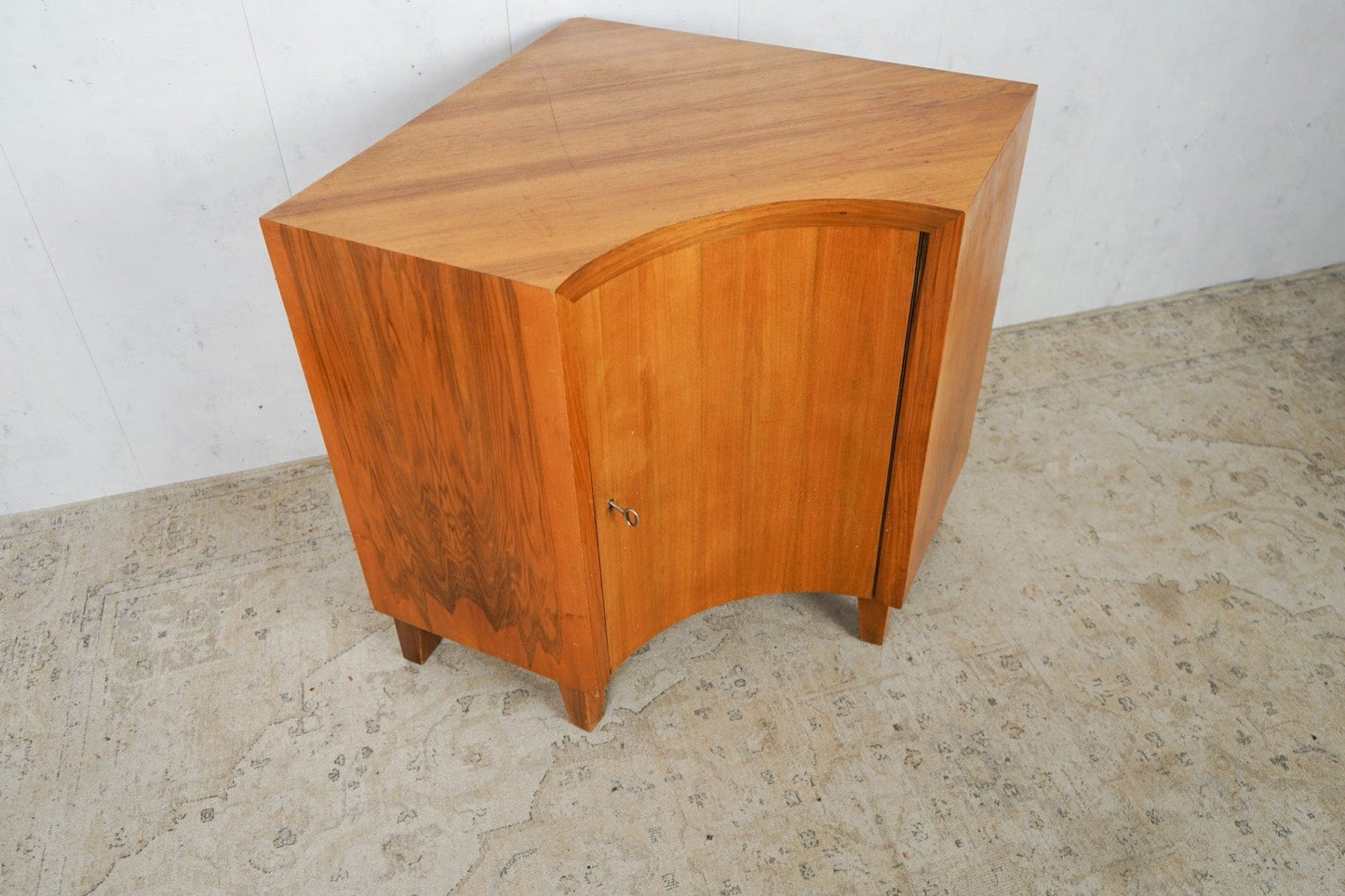 Vintage Teak Cabinet Chest of Drawers Corner Cabinet 60s Mid Century