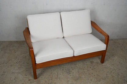 Danish Teak Sofa 2-Seater by Juul Kristensen Vintage