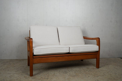 Danish Teak Sofa 2-Seater by Juul Kristensen Vintage