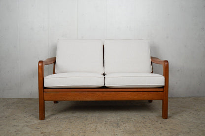 Danish Teak Sofa 2-Seater by Juul Kristensen Vintage