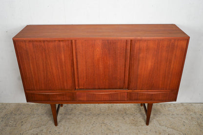 Teak Highboard Sideboard 165cm, Danish, 60s Vintage