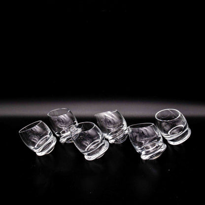 6er Set Rosenthal Schnaps Eier, rollend