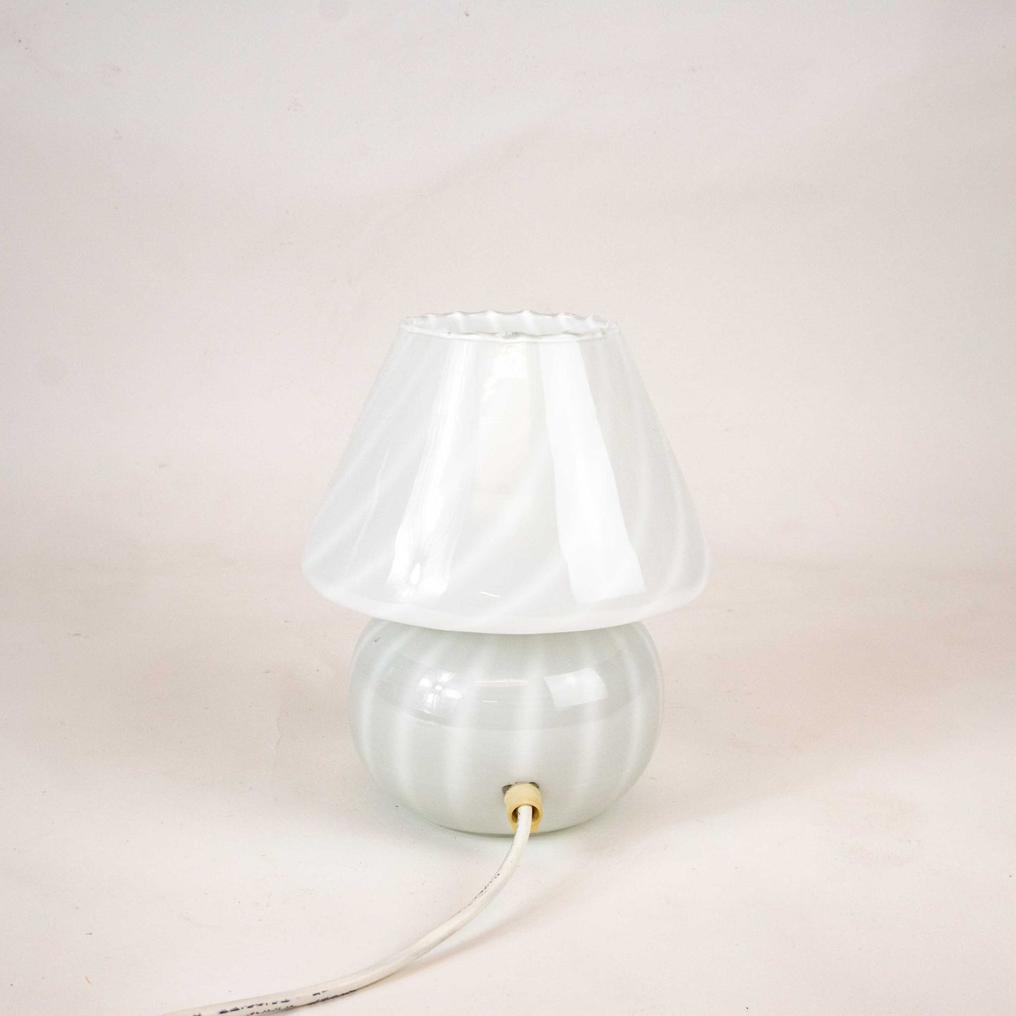 Vintage Murano Mushroom Lampe, Rückseite