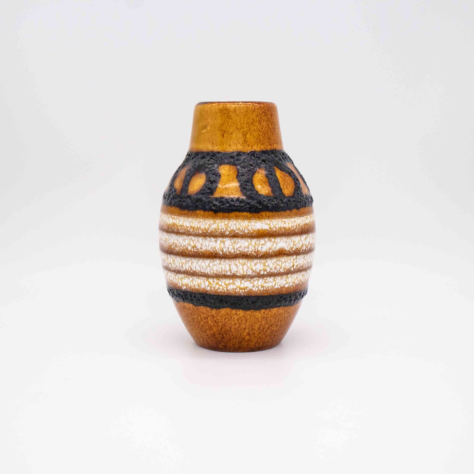 Bauchige Scheurich Vase Fat Lava, Vorderseite