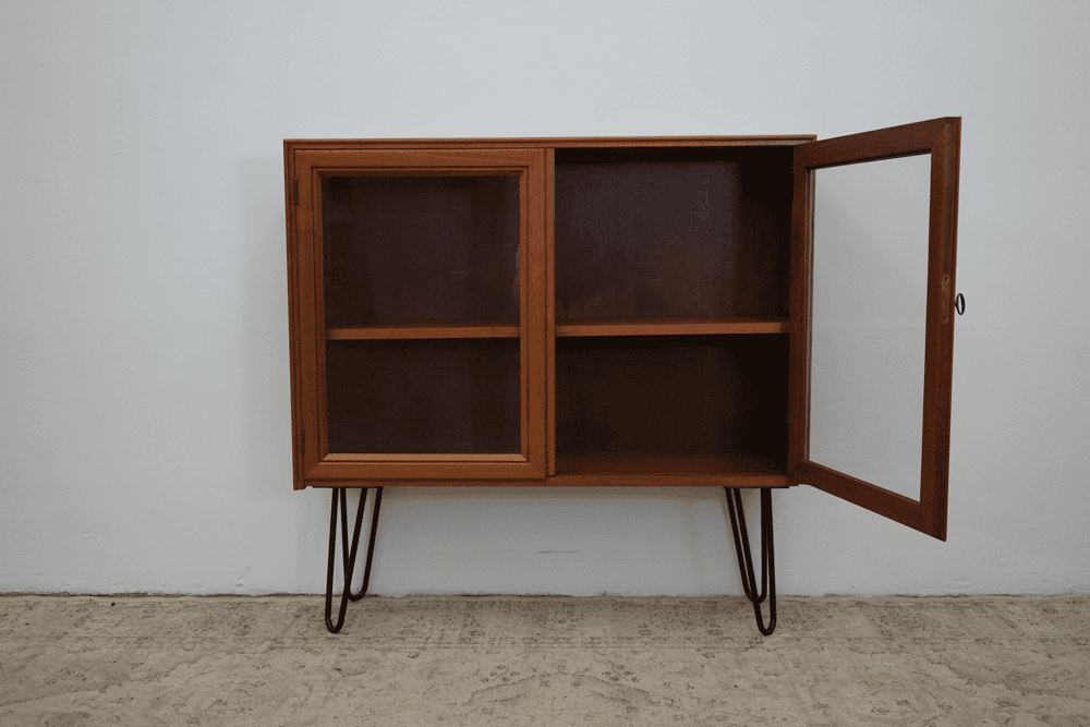 Teak Regal Bücherregal Vitrine Vintage 60er Mid Century Dänisch - 2nd home