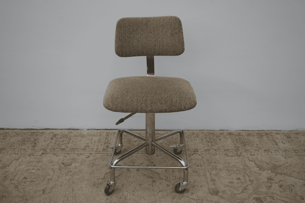 Teak chair swivel chair office chair vintage 60s mid century