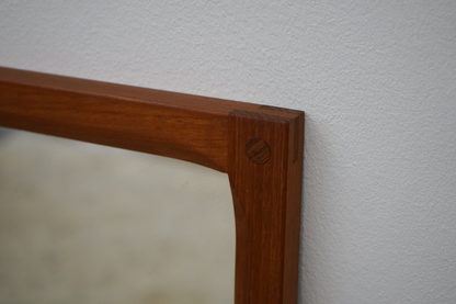 Teak Mirror Vintage Aksel Kjersgaard Mid Century Danish Design