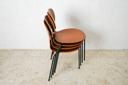 4x chaises Arne Jacobsen modèle 3100 Ant pour Fritz Hansen