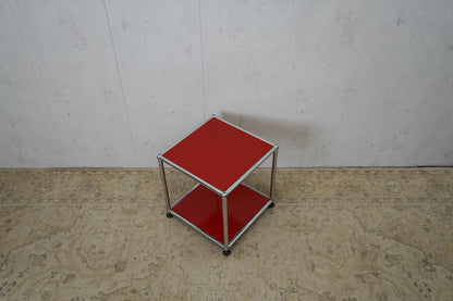 USM Haller side table ruby ​​red