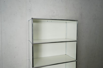 USM Haller shelf bookcase pure white RAL 9010