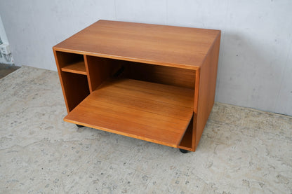 TV trolley coffee table vintage teak Danish Mid Century