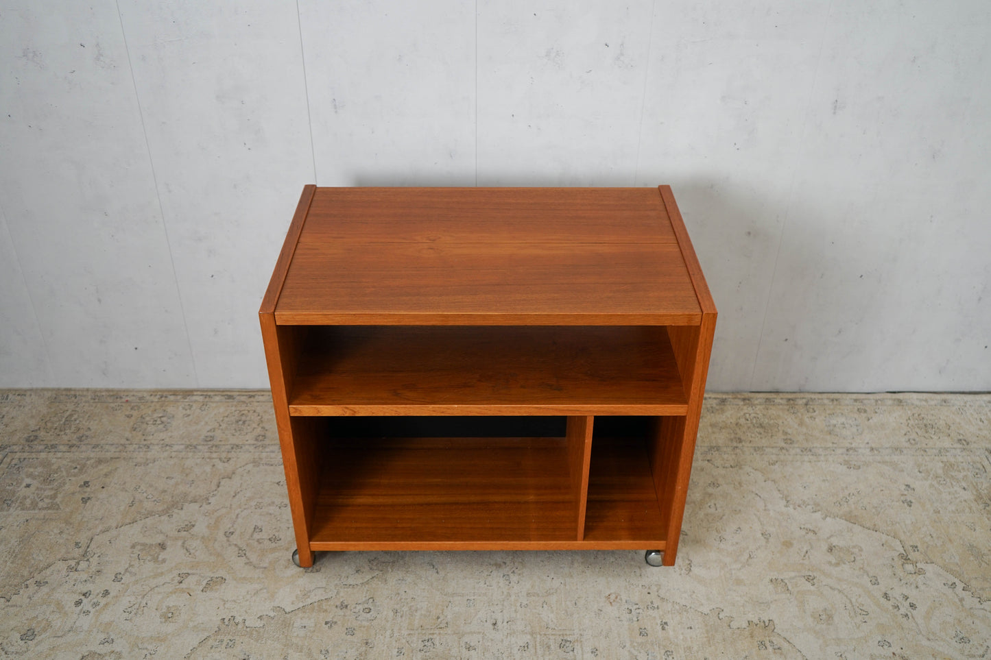 TV trolley coffee table vintage teak Danish Mid Century