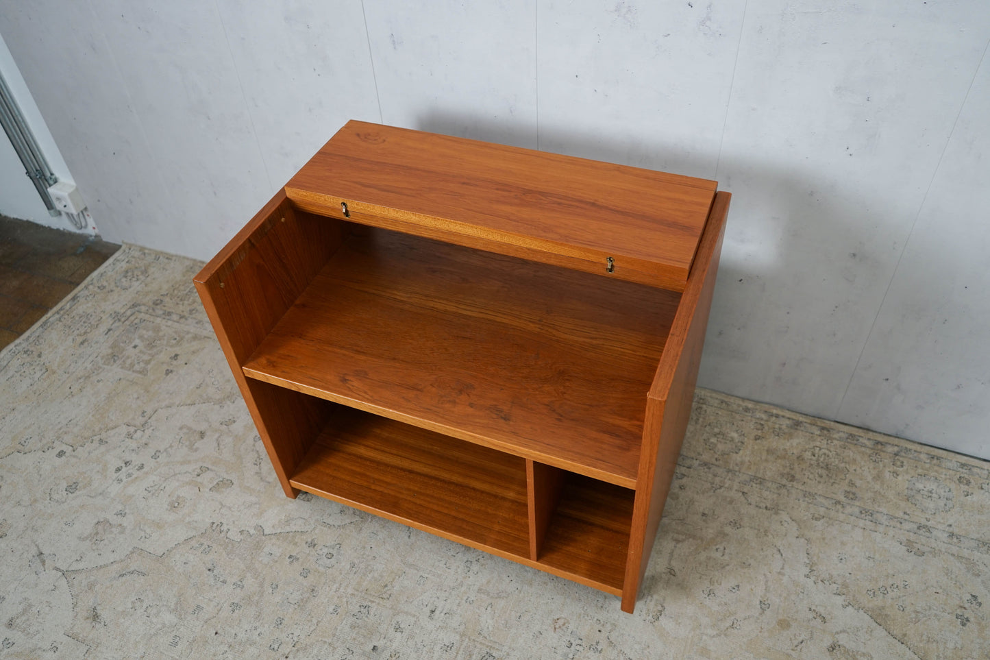 TV trolley coffee table vintage teak Danish Mid Century