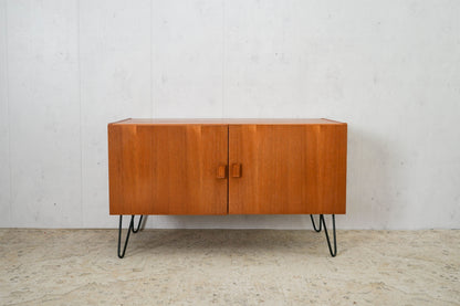 Teak Sideboard Kommode Dänisch Mid Century 104cm Hairpin Vintage