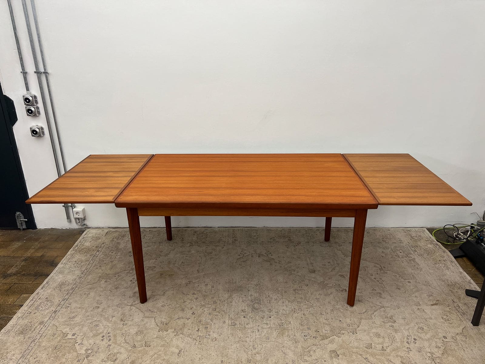 XXL Teak Esstisch Tisch Dänisch Vintage 60er Mid Century - 2nd home