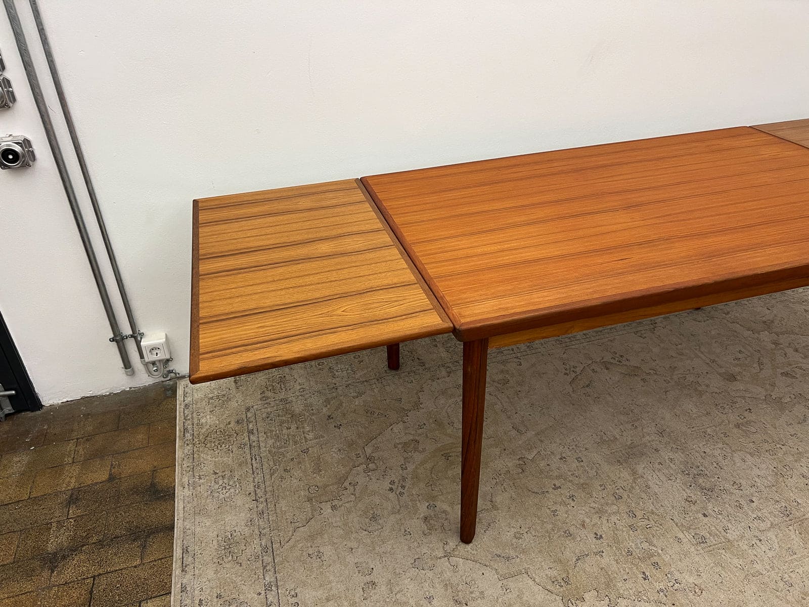 XXL Teak Esstisch Tisch Dänisch Vintage 60er Mid Century - 2nd home