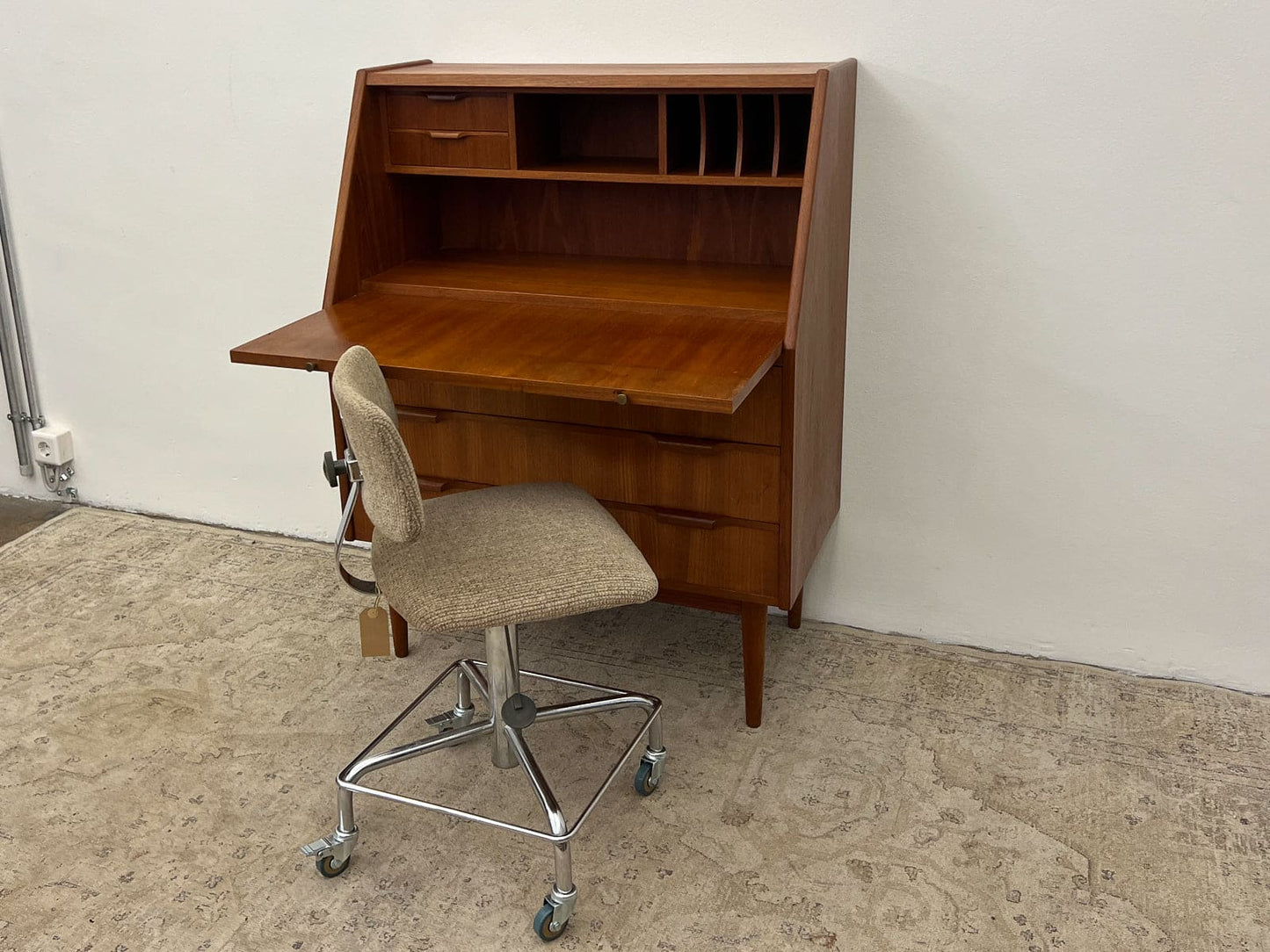 Teak Sekretär Schreibtisch Desk Dänisch Vintage 60er Mid Century - 2nd home
