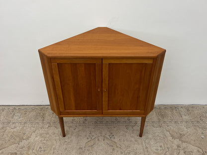 Teak Cabinet Corner Cabinet Vintage 60s Mid Century Danish