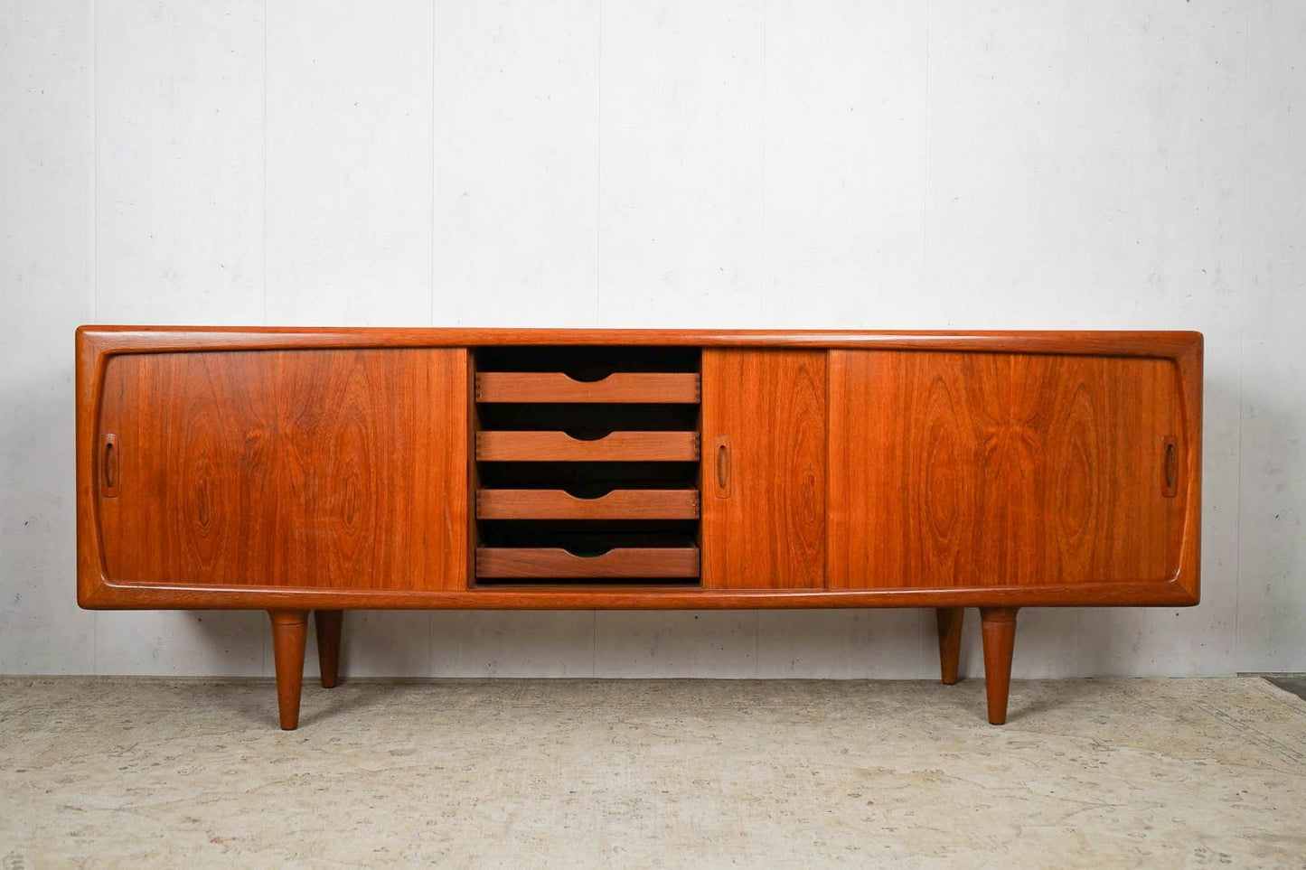 Danish Teak Sideboard by HP Hansen 60s Mid Century Vintage