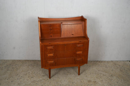 Danish Teak Chest of Drawers Secretary 60s Mid Century Vintage