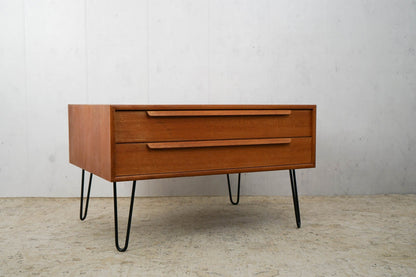 Teak Chest of Drawers Retro Danish Mid Century Hairpin 100cm Vintage