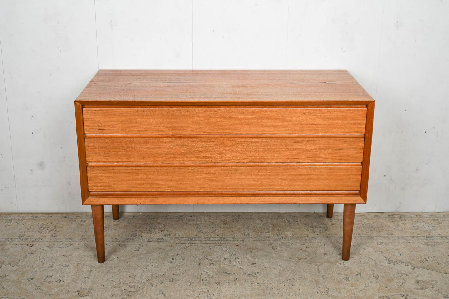 Commode en teck Rétro Danois Mid Century 100cm Vintage