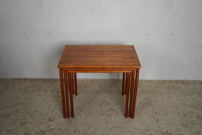 Teak Satztische Couchtisch Dänisch Mid Century Vintage