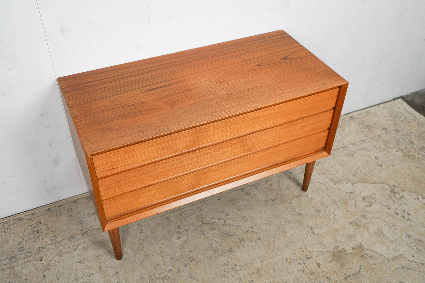 Commode en teck Rétro Danois Mid Century 100cm Vintage